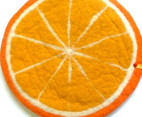 Seat Cushion Slice of Orange