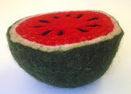 Halbe Wassermelone